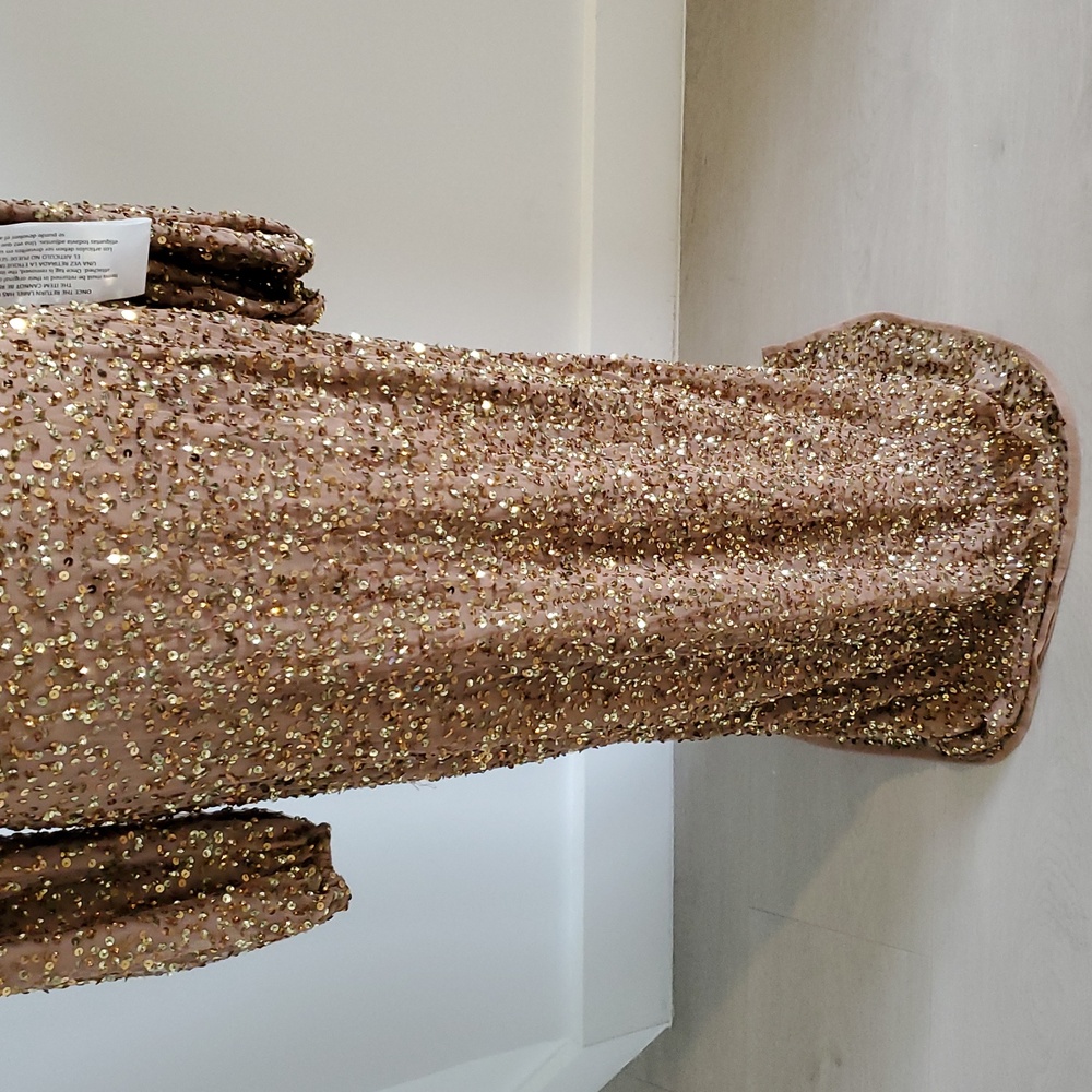 MacDuggal bronze Sequin gown Size 8 and 6 available new with tags - Picture 6 of 14